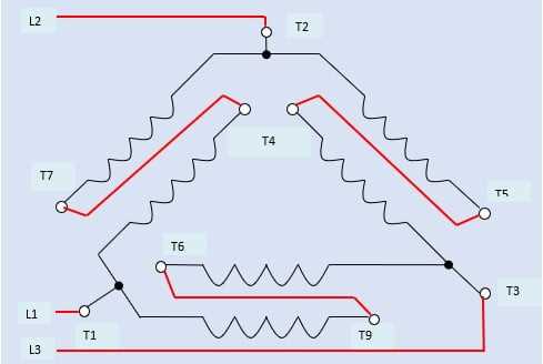 9lead motor schematic diagram for wye delta starting 9lead motor schematic diagram for wye delta starting