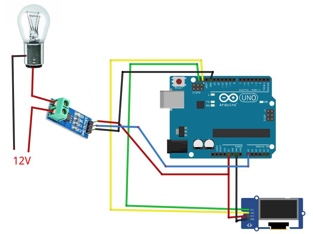 acs712 current sensor circuit diagram