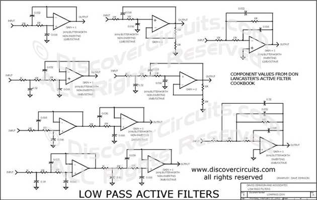 active low pass filter circuit diagram active low pass filter circuit diagram