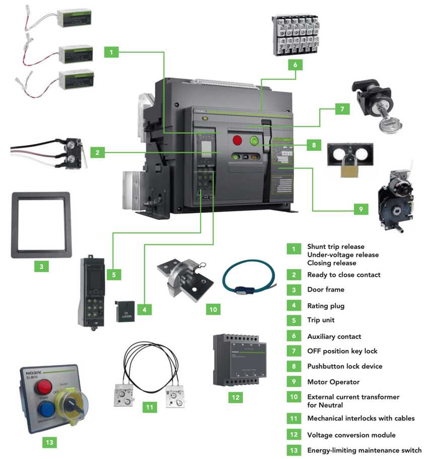 air circuit breaker schematic diagram
