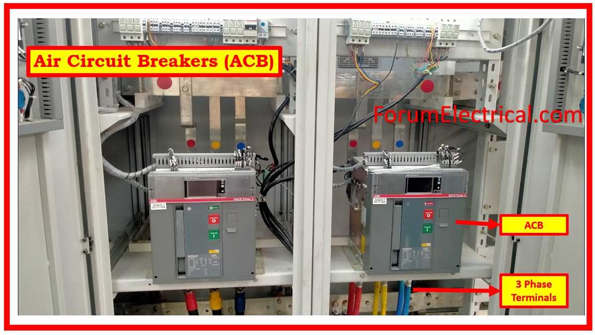 air circuit breaker schematic diagram