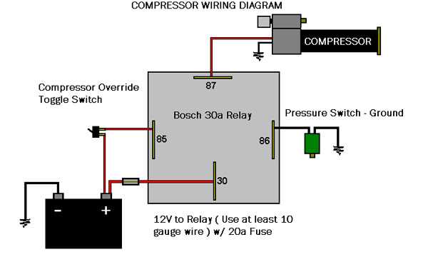 air ride relay wiring diagram