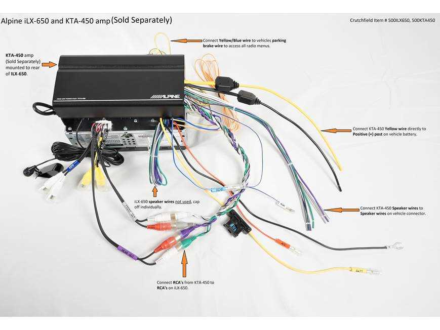 alpine radio wiring diagram