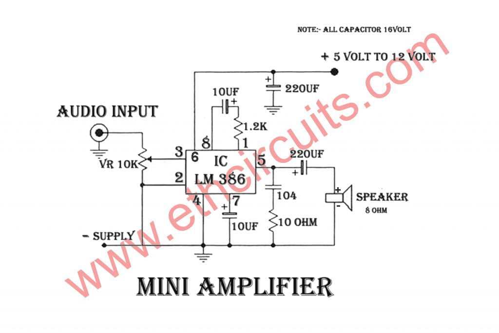 amplifier diagram circuit