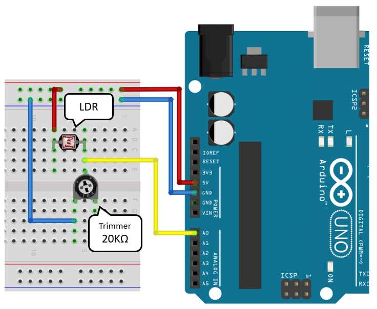 arduino light sensor circuit diagram arduino light sensor circuit diagram