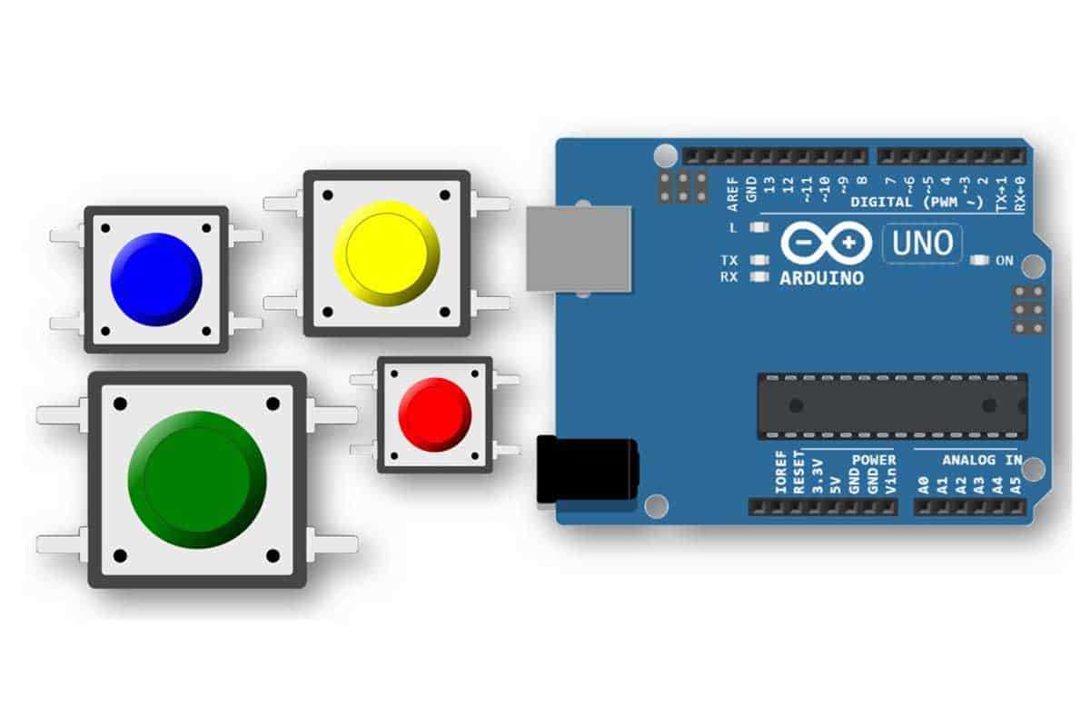 arduino push button circuit diagram arduino push button circuit diagram