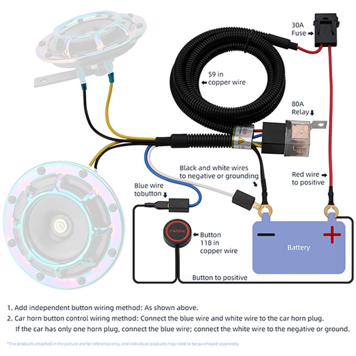automotive horn wiring diagram