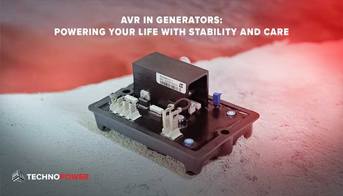avr genset schematic diagram