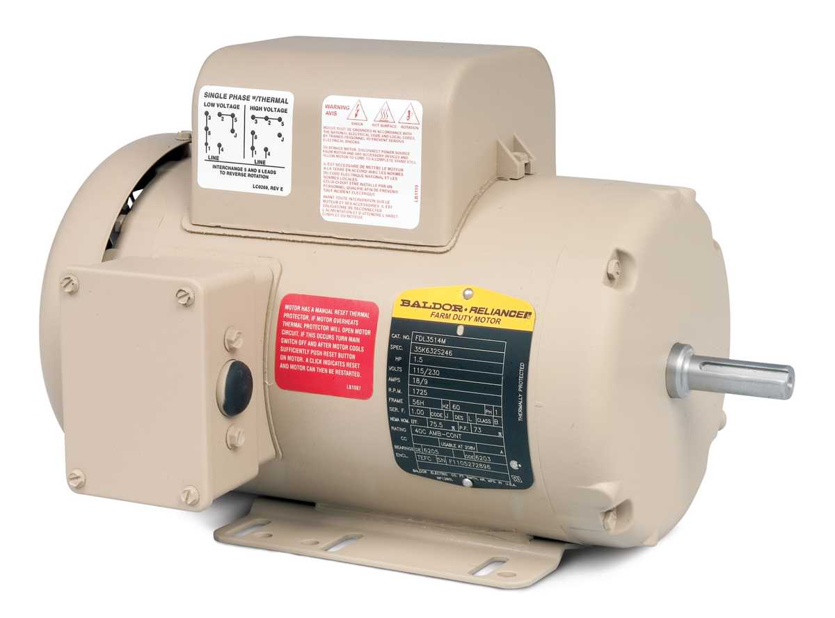 baldor motor wiring diagram