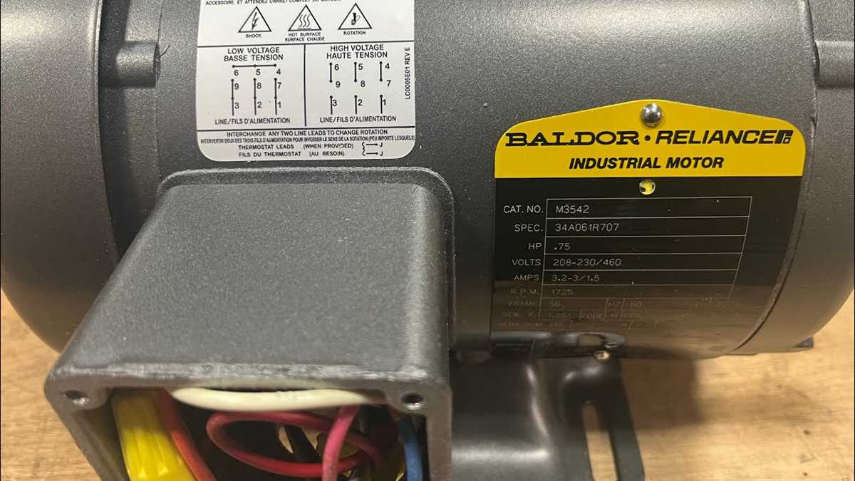 baldor single phase motor wiring diagram with capacitor