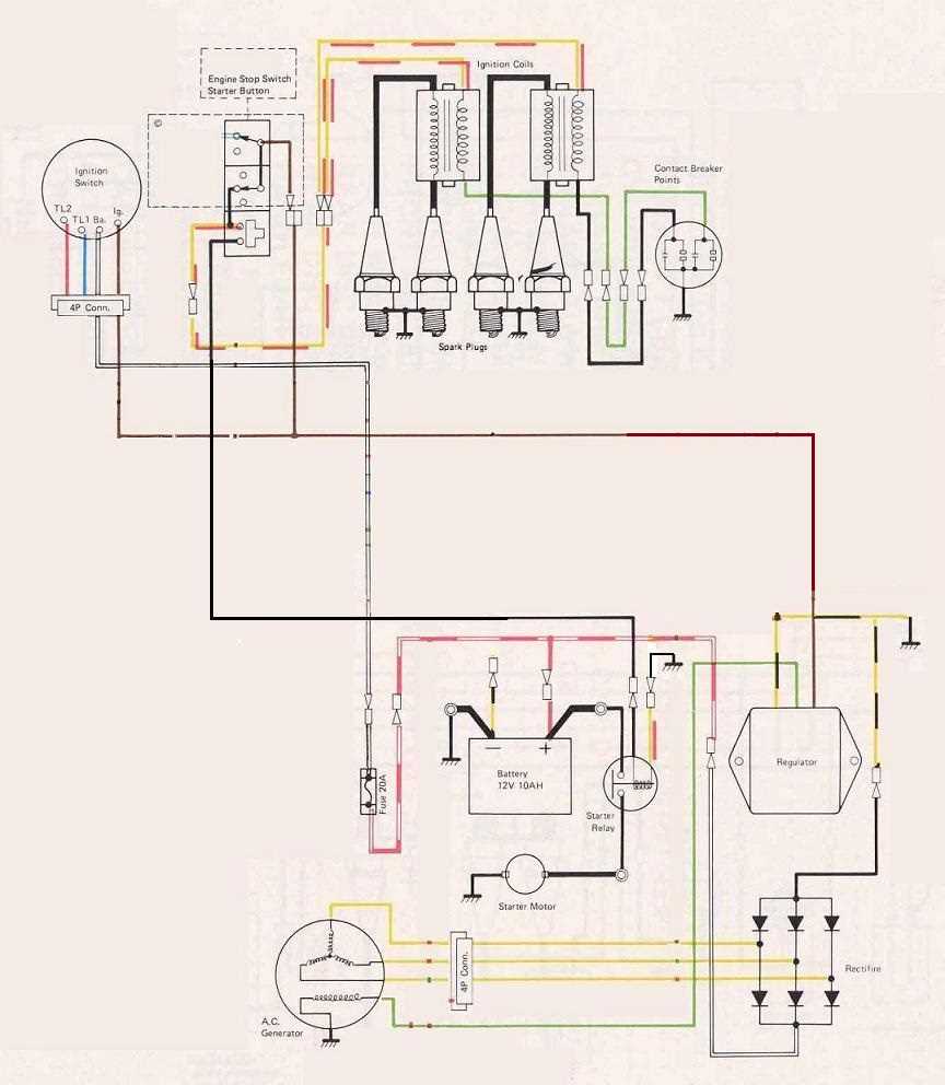 basic motorcycle wiring diagram