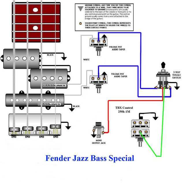 bass guitar circuit diagram