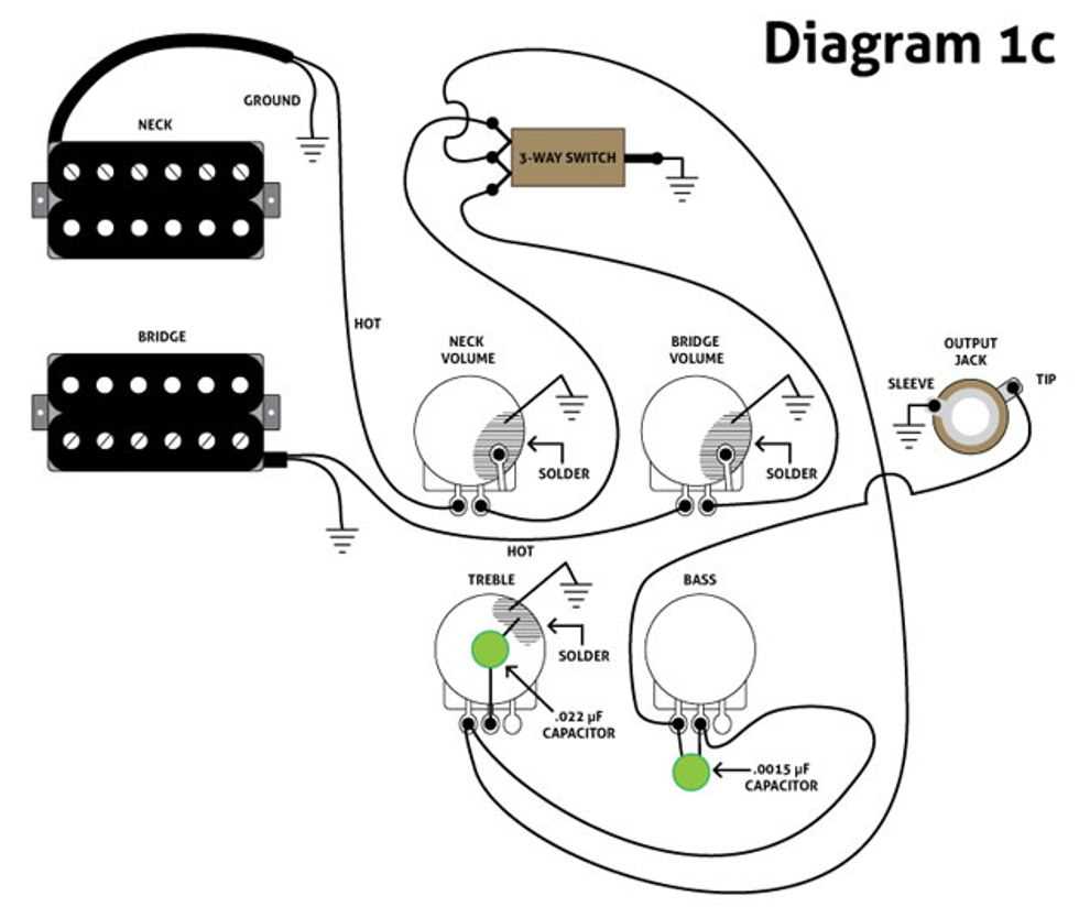 bass guitar circuit diagram