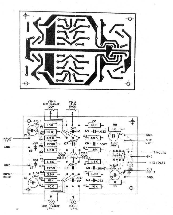 bass treble circuit diagram