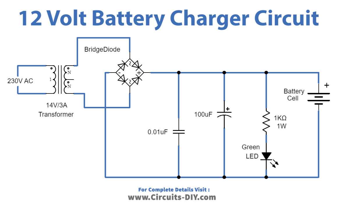 battery charger diagram circuit