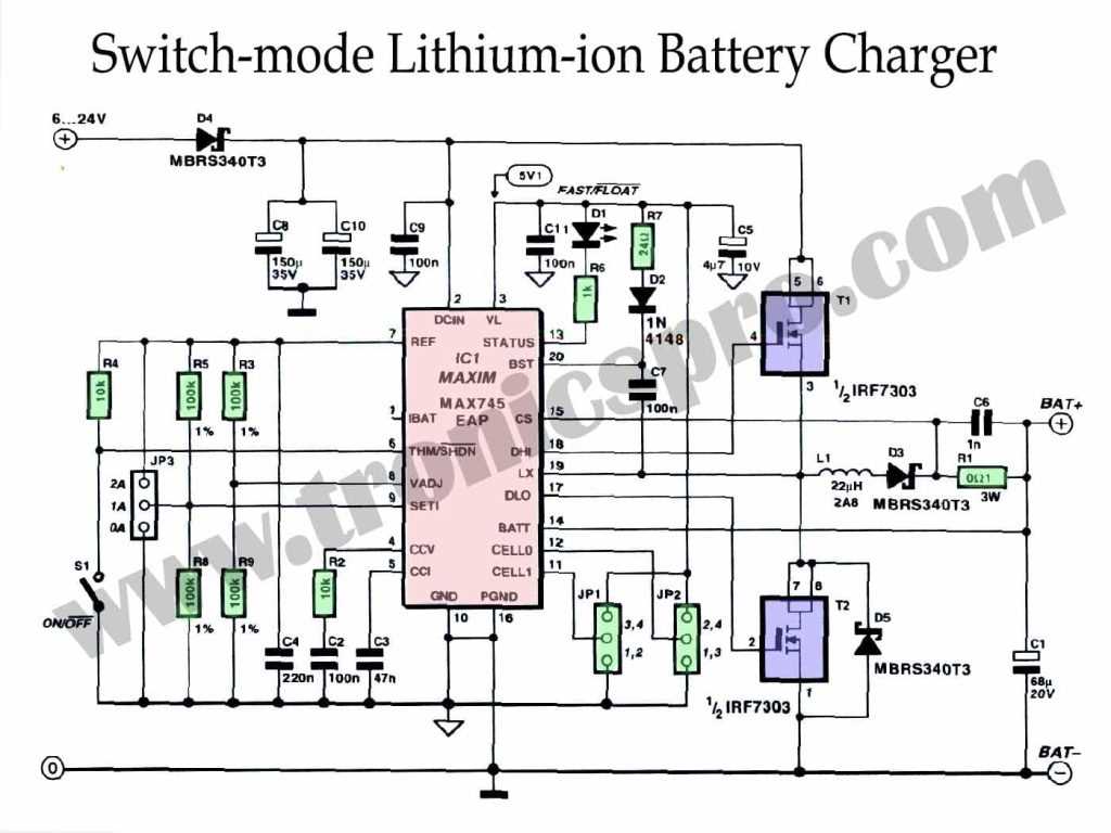 battery in circuit diagram
