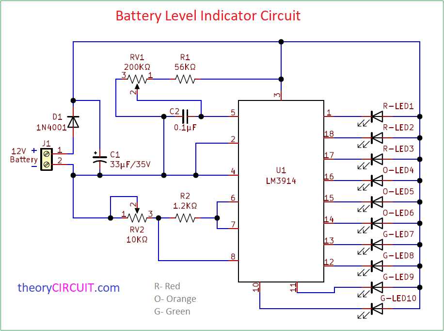 battery in circuit diagram