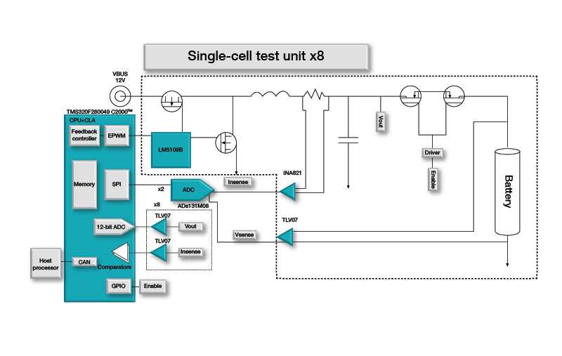 battery tester circuit diagram