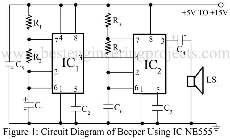 beeper schematic diagram