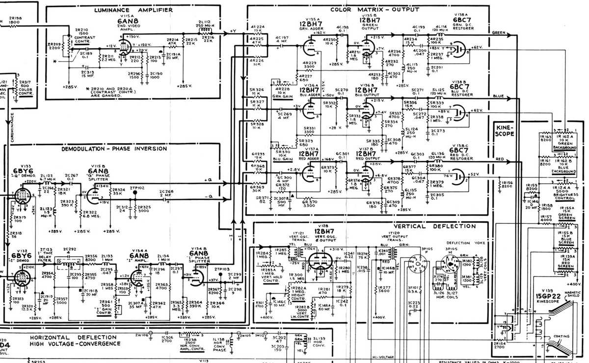 bentley crt tv schematic diagram
