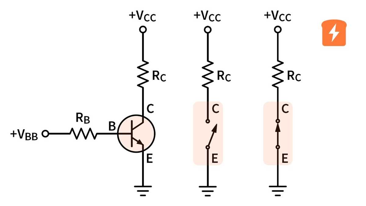 bjt as a switch circuit diagram