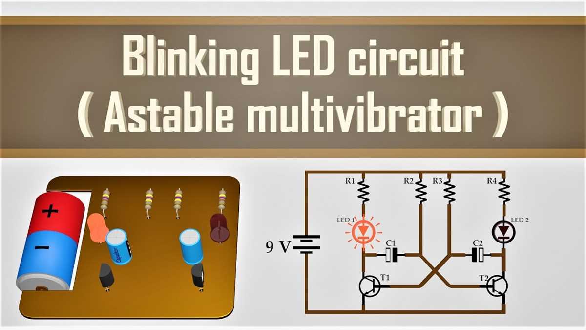 blinking led circuit diagram