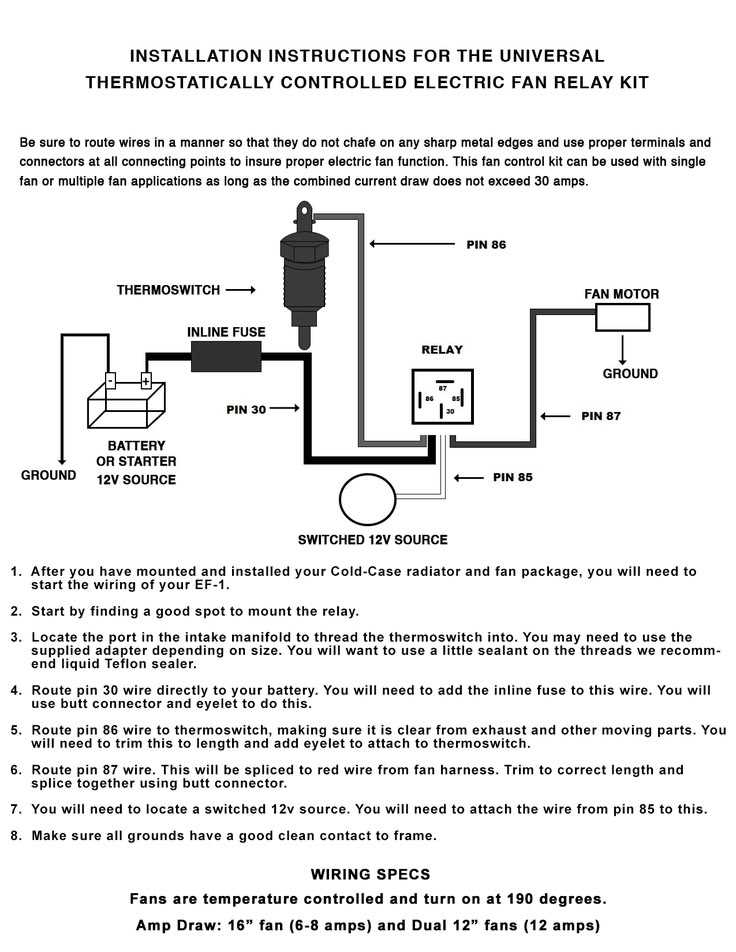 blower motor relay wiring diagram