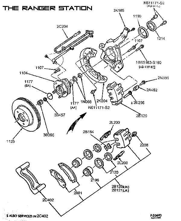 brake line schematic diagram 1998 ford ranger