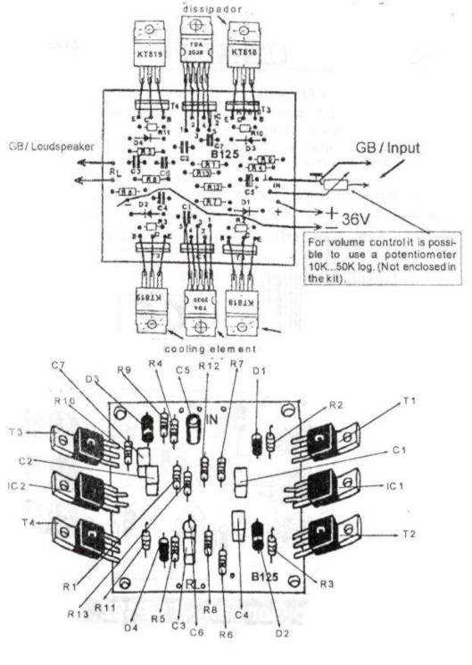 car power amp schematic diagram