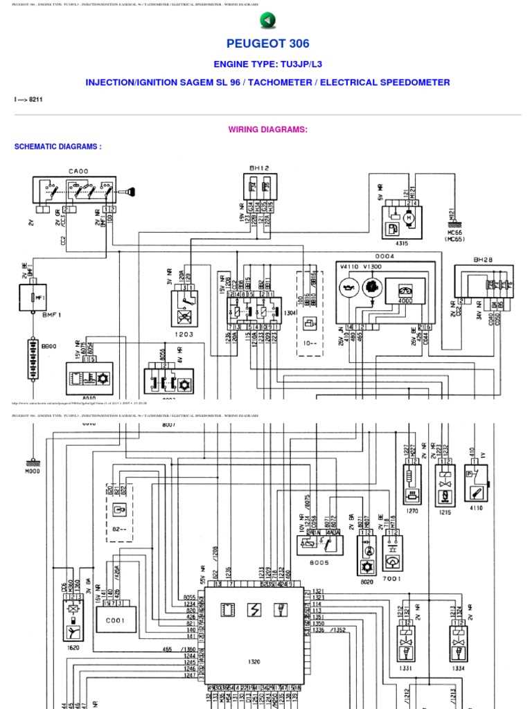 cat tc60d peugeot 9430302621 schematic diagram