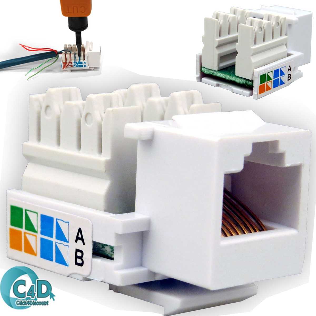 cat5e keystone jack wiring diagram