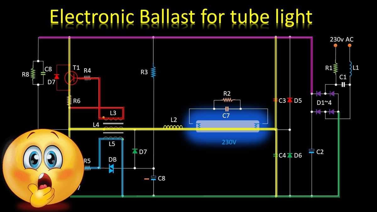 cfl ballast circuit diagram