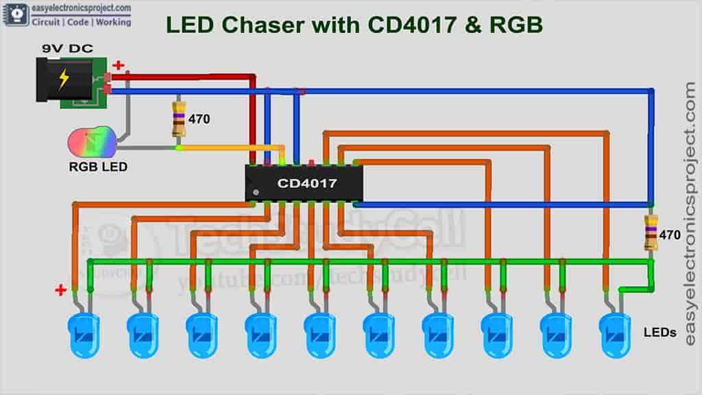 chaser circuit diagram chaser circuit diagram