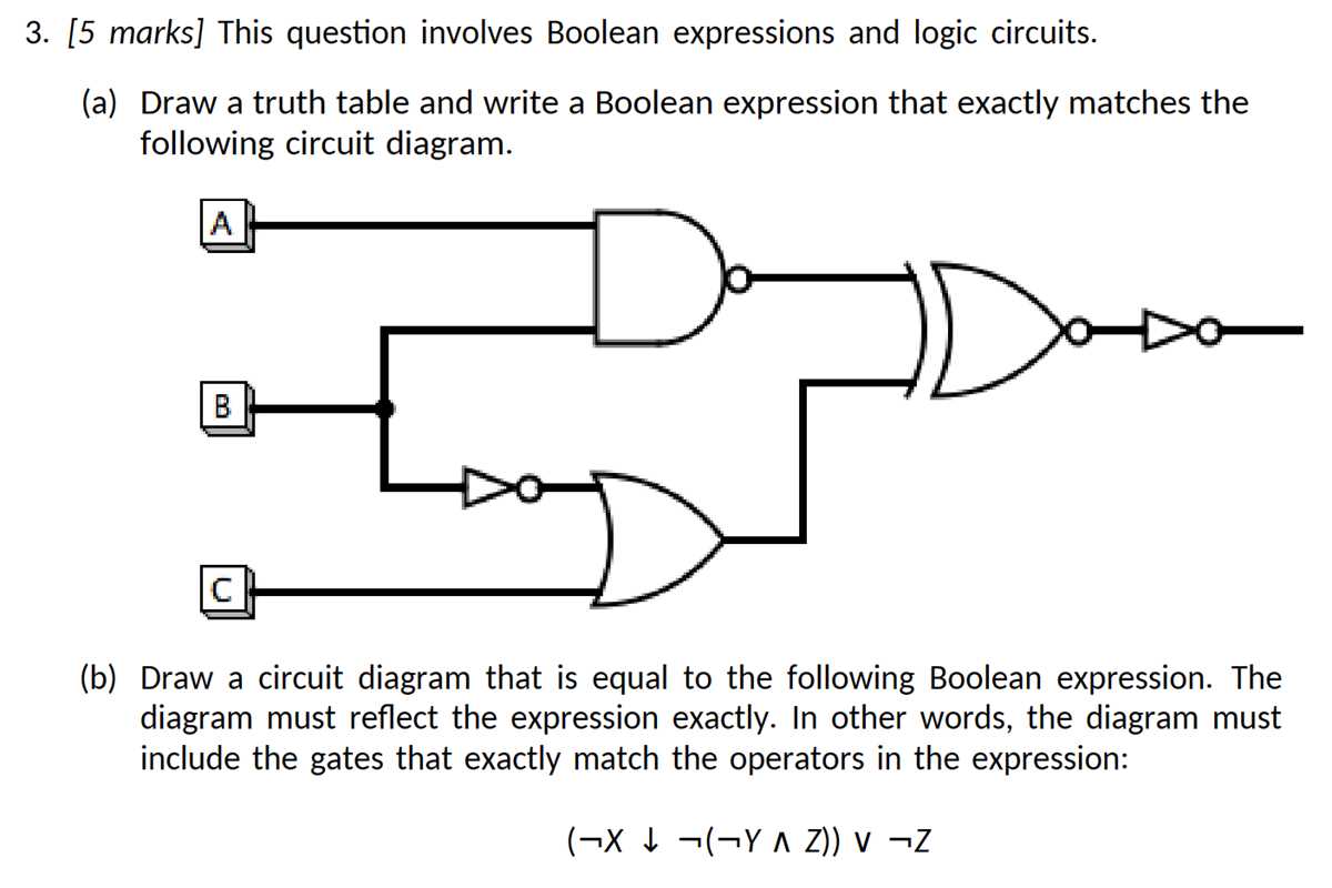 circuit diagram of boolean expression circuit diagram of boolean expression