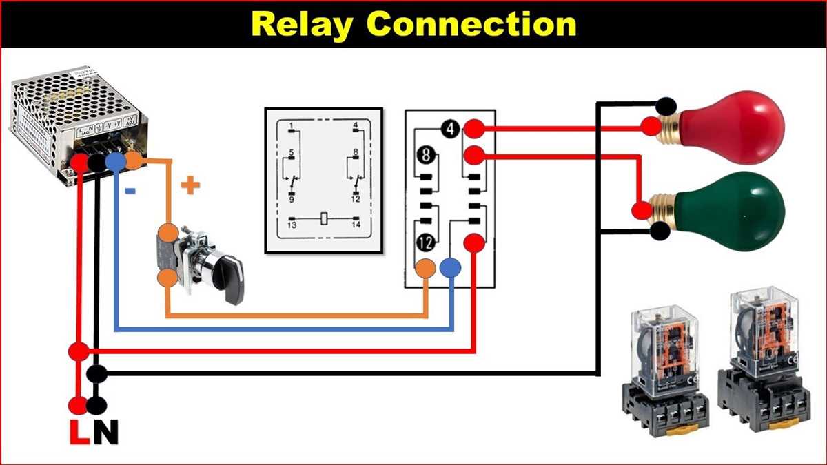 circuit diagram of relay