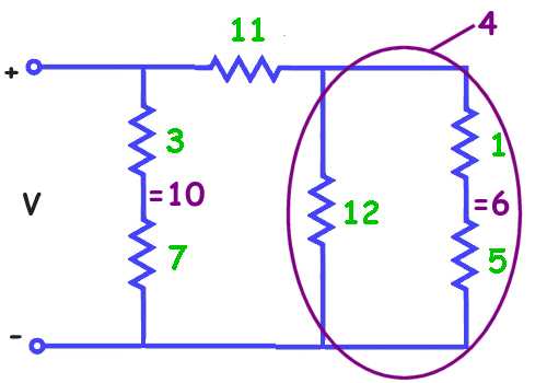 circuit diagram of resistors in series and parallel