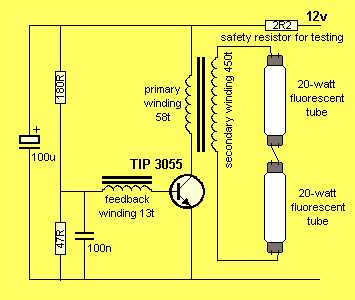 circuit diagram of tube light circuit diagram of tube light