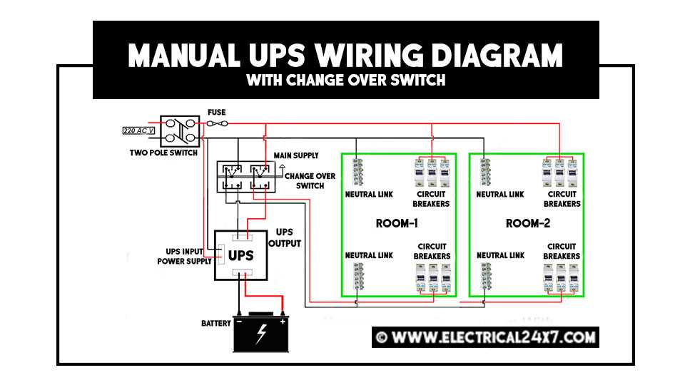 circuit diagram of ups for computer