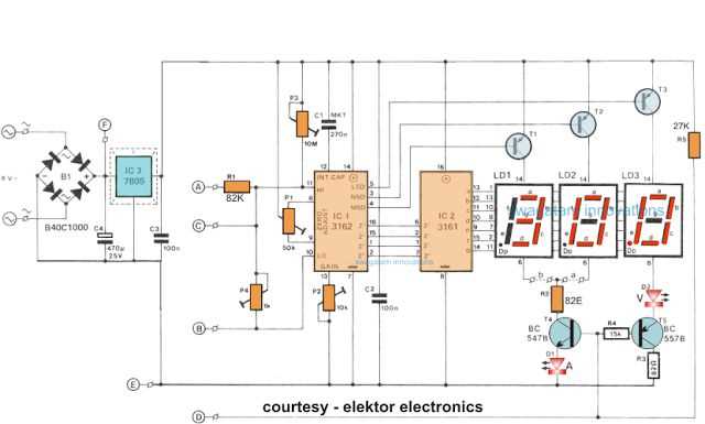 circuit diagram of voltmeter circuit diagram of voltmeter