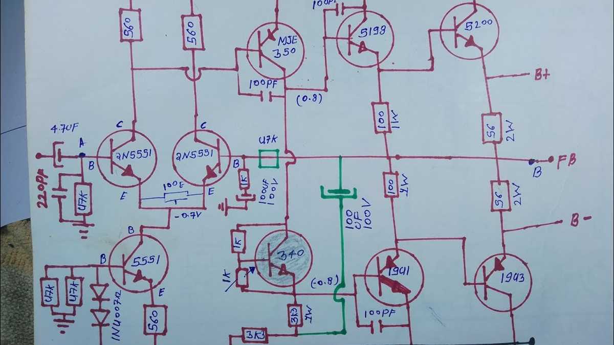 class a power amplifier circuit diagram