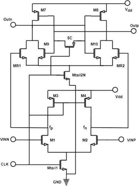 comparator schematic diagram