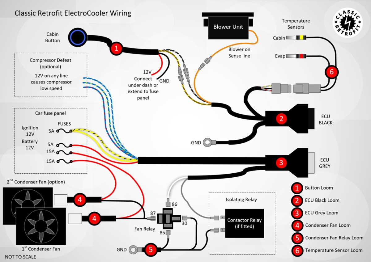 condenser fan wiring diagram