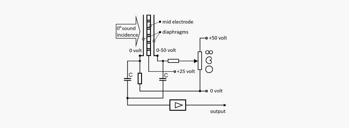 condenser microphone circuit diagram