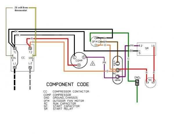 condenser wiring diagram
