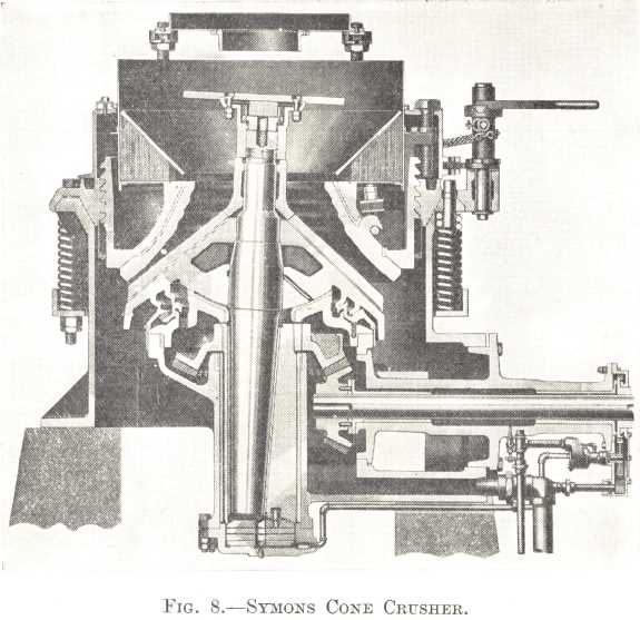 cone crusher schematic diagram