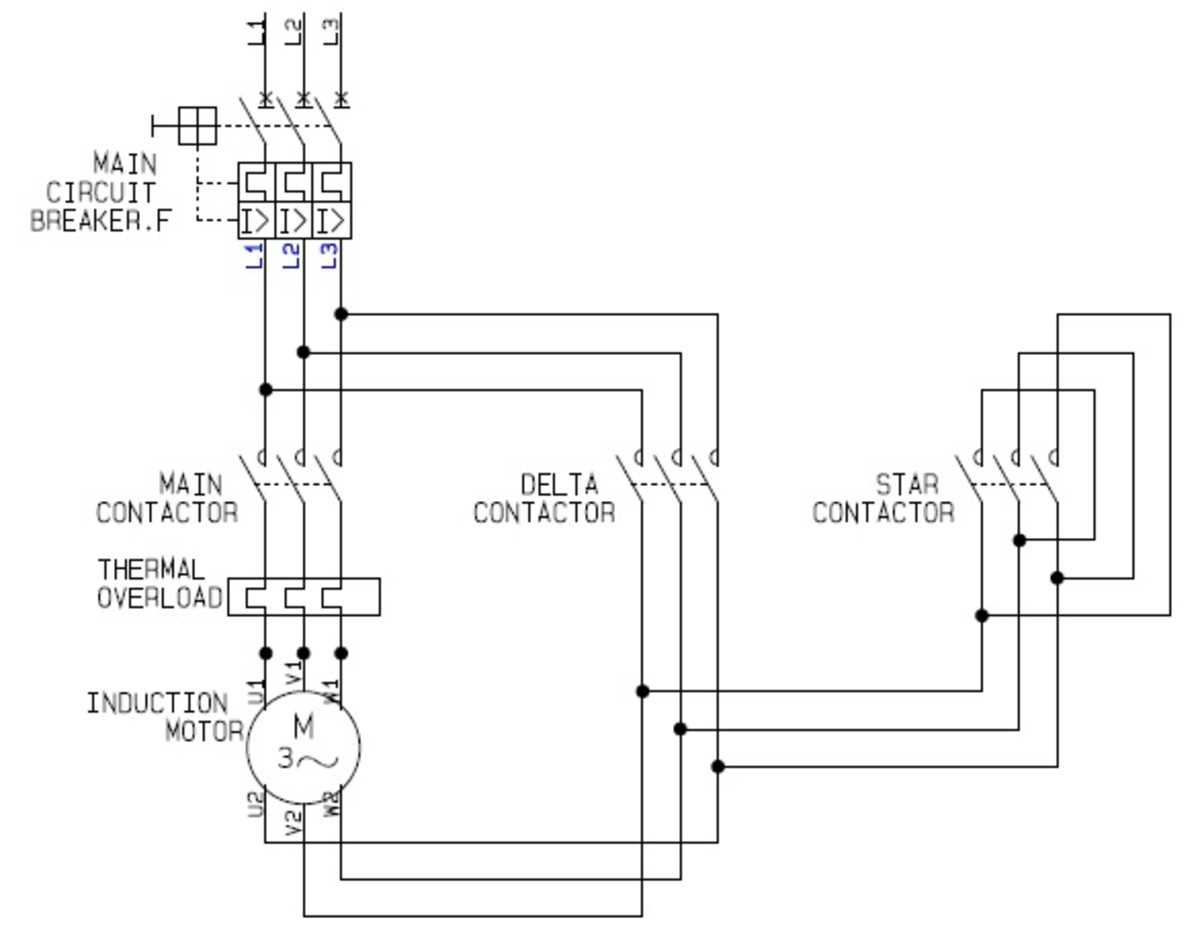 contactor control circuit diagram