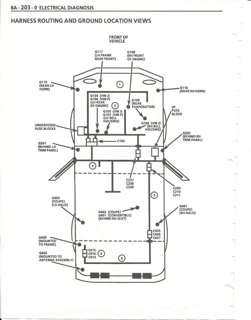 corvette c4 wiring diagram corvette c4 wiring diagram