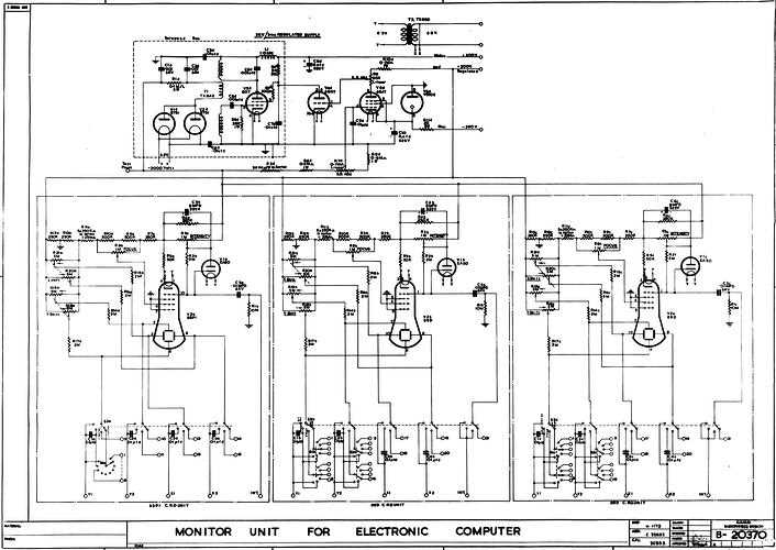 crt monitor schematic diagram