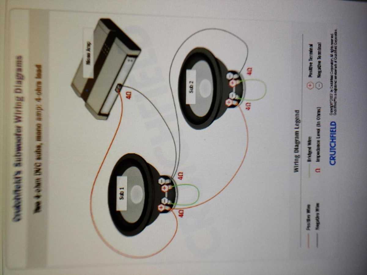 crutchfield sub wiring diagram