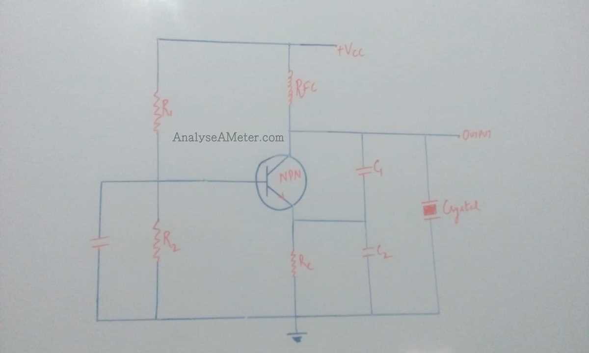 crystal oscillator circuit diagram